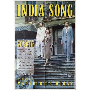 INDIA SONG French Movie Poster- 32x47 in. - 1975 - Marguerite Duras, Delphine Seyrig