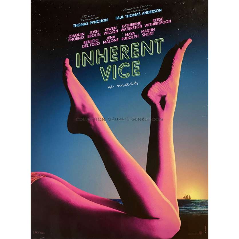 INHERENT VICE Affiche de film40x60 - 2014 - Jena Malone, Paul Thomas Anderson