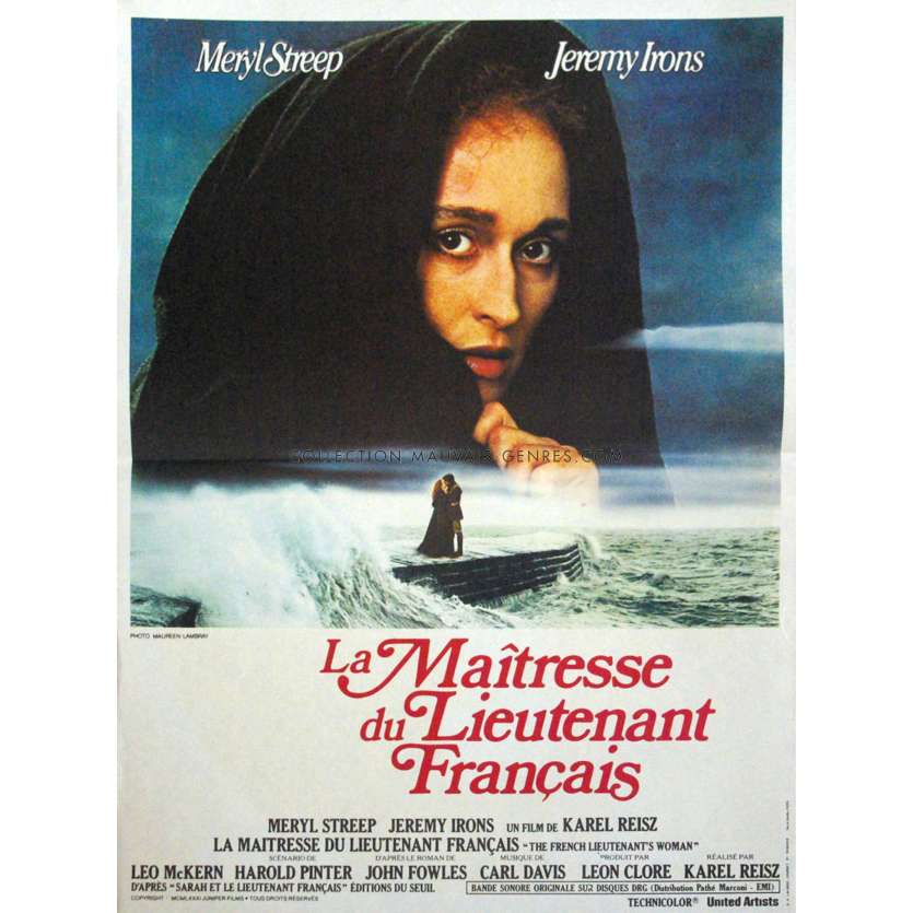 THE FRENCH LIEUTENANT'S WOMAN French Movie Poster 15x21 - 1981 - Meryl Streep