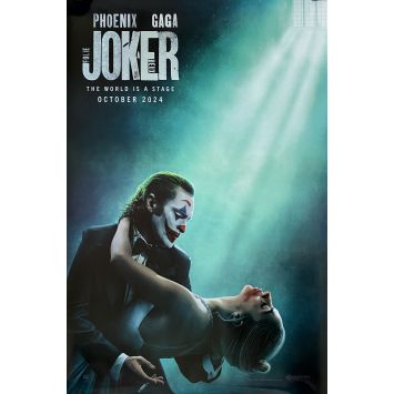 JOKER FOLIE A DEUX Affiche de film Prev. Inter. - 69x102 cm. - 2024 - Joaquin Phoenix , Todd Phillips
