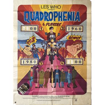 QUADROPHENIA Affiche de film- 120x160 cm. - 1980 - Sting, Mods, The Who