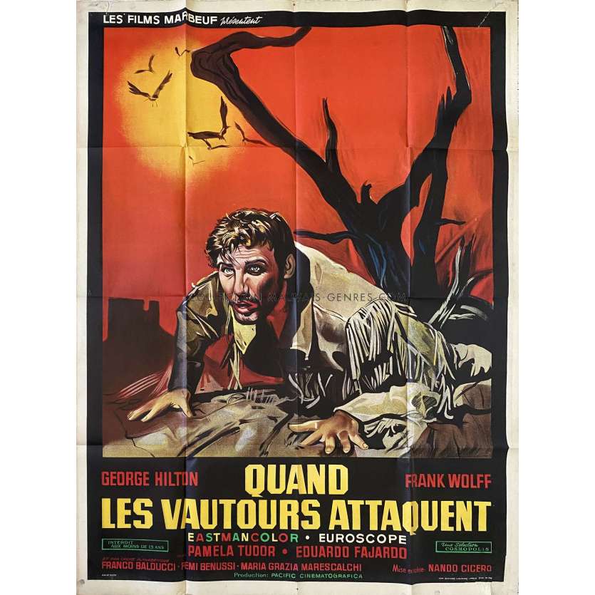 LAST OF THE BADMEN French Movie Poster- 47x63 in. - 1967 - Nando Cicero, George Hilton