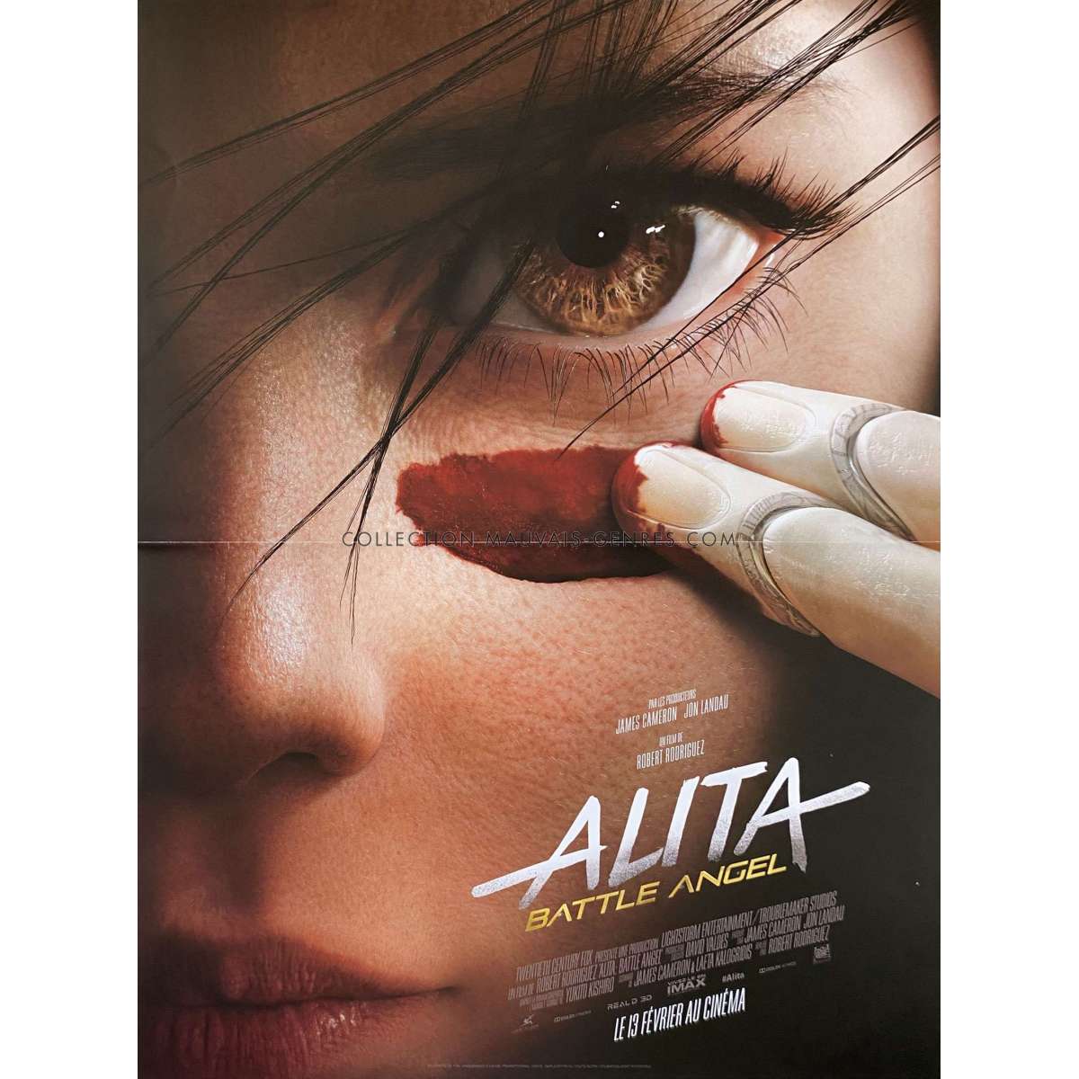 ALITA BATTLE ANGEL Movie Poster 15x21 In 2019 France ADV ALITA BATTLE ANGEL Movie Poster 15x21 In 2019 France ADV