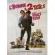 THE INCREDIBLE 2-HEADED TRANSPLANT French Movie Poster- 47x63 in. - 1971 - Anthony M. Lanza, Bruce Dern