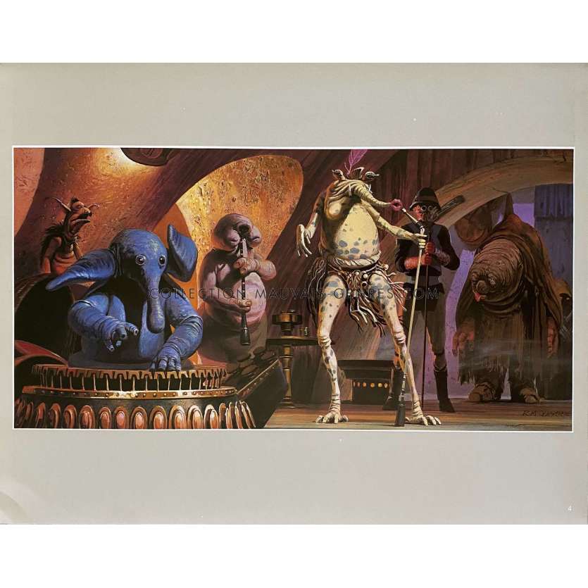 STAR WARS - THE RETURN OF THE JEDI Artwork Print N04 - 11x14 in. - 1983 - Richard Marquand, Harrison Ford