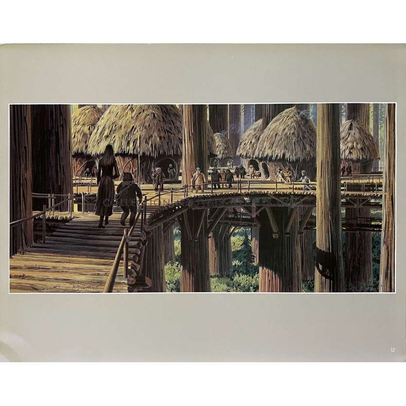 STAR WARS - THE RETURN OF THE JEDI Artwork Print N12 - 11x14 in. - 1983 - Richard Marquand, Harrison Ford