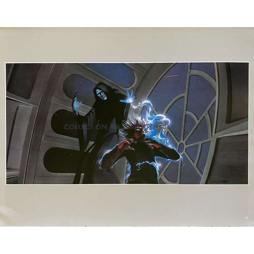 STAR WARS - LE RETOUR DU JEDI Artwork N16 - 28x36 cm. - 1983 - Harrison Ford, Richard Marquand