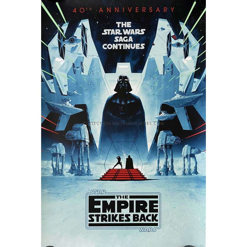 Poster Matt Ferguson Pour Les 40 Ans De L'Empire Contre-Attaque (Star Wars), Neuf