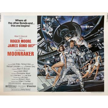 MOONRAKER Affiche de film- 55x71 cm. - 1979 - Roger Moore, James Bond MOONRAKER Affiche de film- 55x71 cm. - 1979 - Roger Moore, James Bond