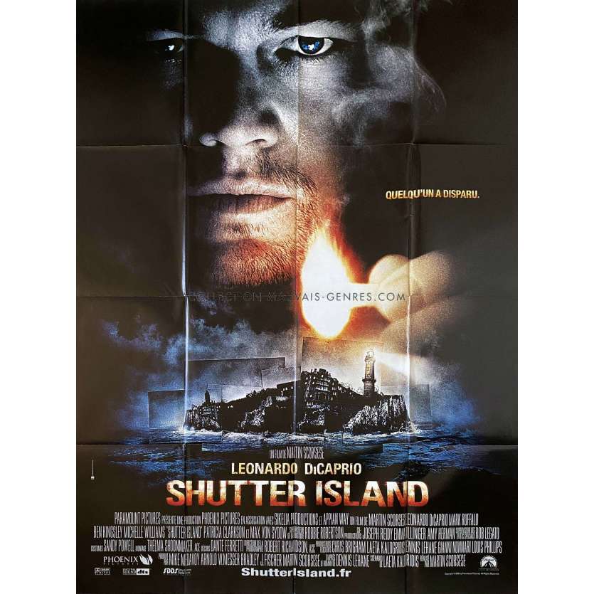 SHUTTER ISLAND French Movie Poster- 47x63 in. - 2010 - Martin Scorsese, Leonardo DiCaprio