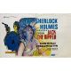 SHERLOCK HOLMES CONTRE JACK L'EVENTREUR Affiche de cinéma- 35x55 cm. - 1965 - John Neville, James Hill