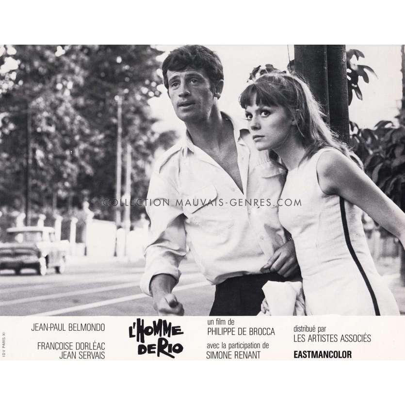 THE MAN FROM RIO French Lobby Card N04 - 9x12 in. - 1964 - Philippe de Broca, Jean-Paul Belmondo