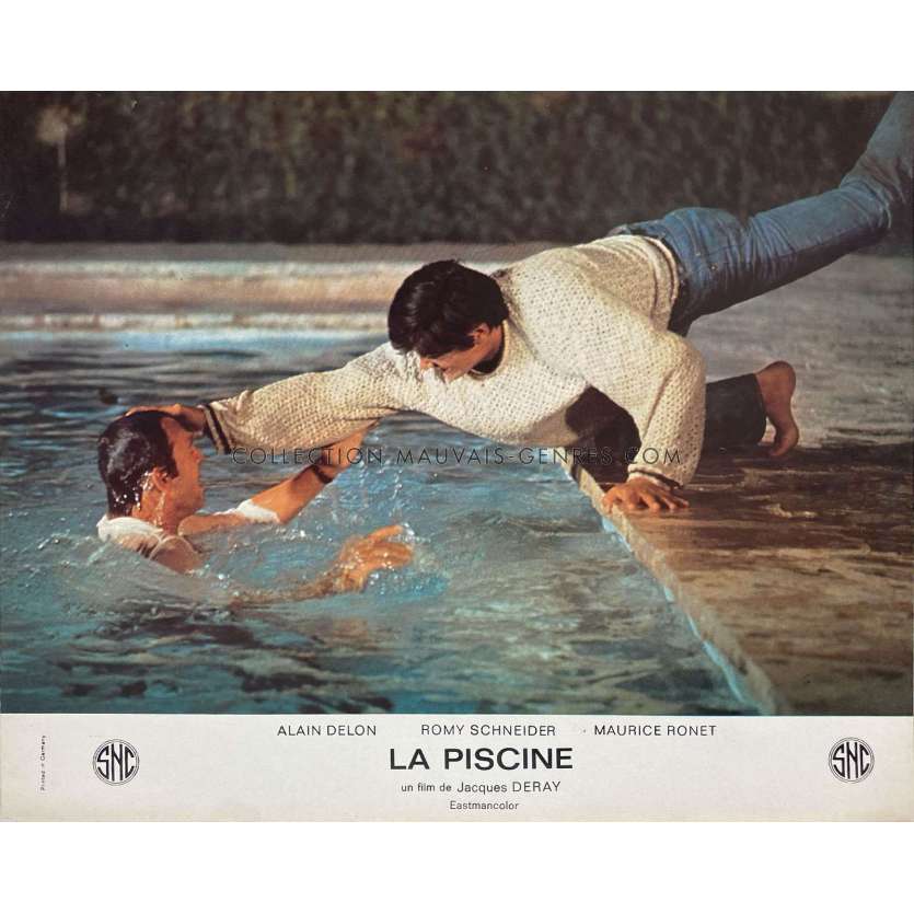 LA PISCINE Photo de film N10 - 24x30 cm. - 1969 - Alain Delon, Jacques Deray