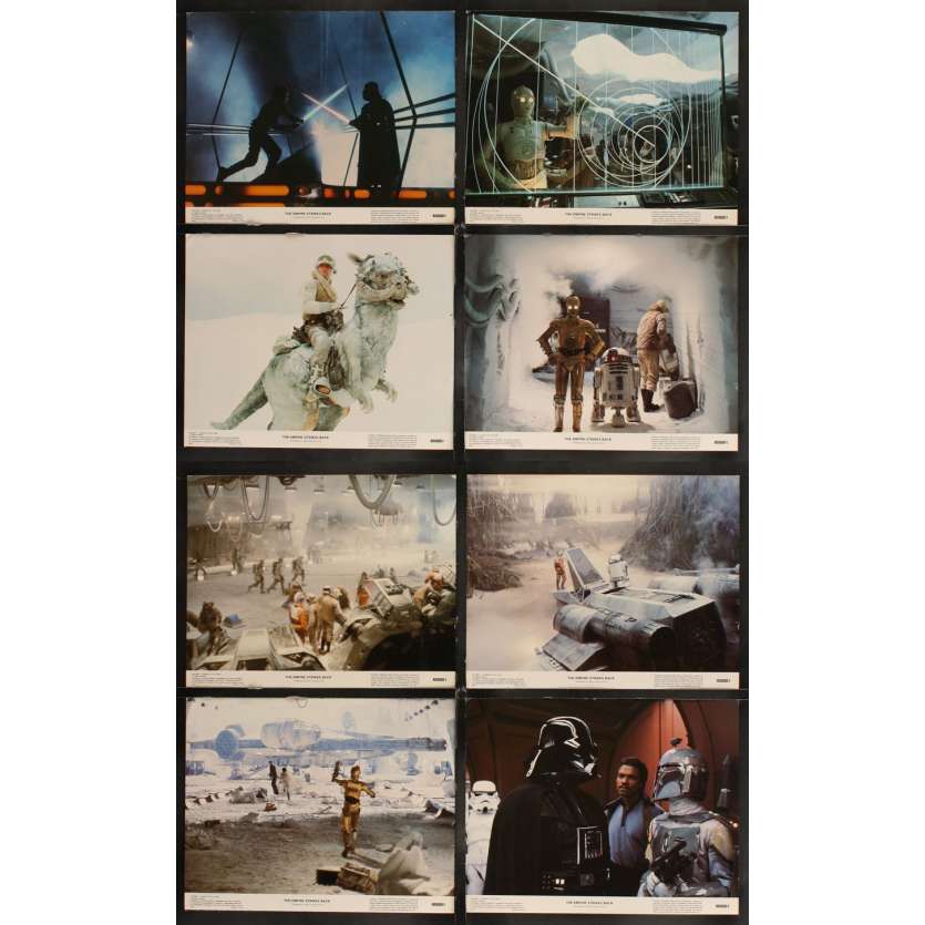 EMPIRE STRIKES BACK Lobby Card Set '80 George Lucas sci-fi classic Star Wars