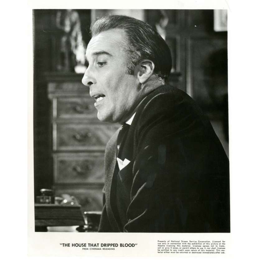 HOUSE THAT DRIPPED BLOOD 8x10 still '71 Christopher Lee Amicus Films