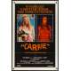 CARRIE Affiche Originale US '76 Brian de Palma Stephen King Movie Poster