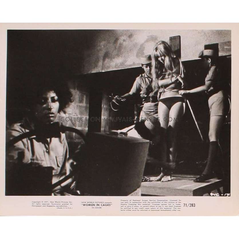 WOMEN IN CAGES Press Still 8X10 US - 1971 - Pam Grier blaxploitation, WIP