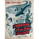 UNDER THE CARIBBEAN French Movie Poster- 23x32 in. - 1954 - Hans Hass, Heinrich Becker