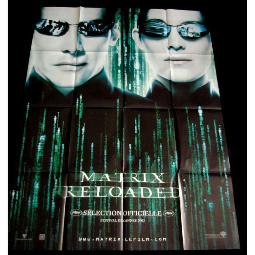 MATRIX RELOADED Affiche FR US '90 Keanu Reeves, Wachowski movie Poster