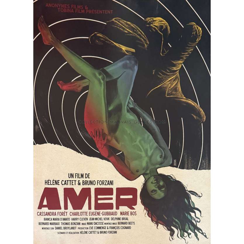 AMER French Movie Poster- 27x39 in. - 2009 - Cattet / Forzani, Cassandra Forêt
