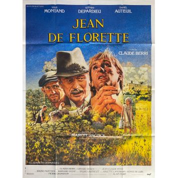 JEAN DE FLORETTE Affiche de film- 120x160 cm. - 1986 - Claude Berri, Yves Montand