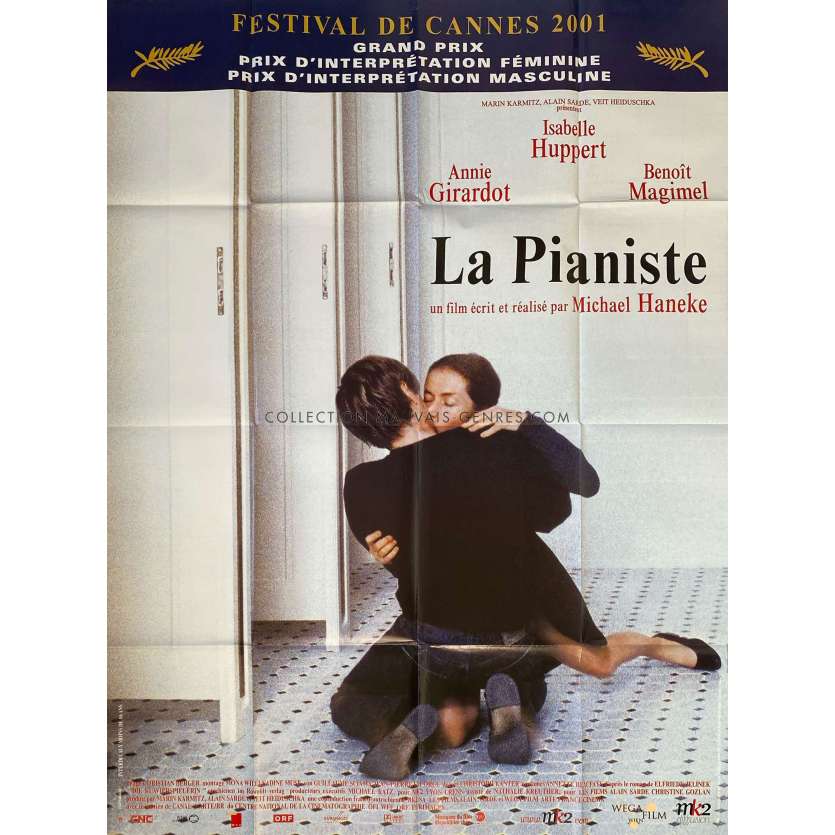THE PIANO TEACHER French Movie Poster- 47x63 in. - 2001 - Michael Haneke, Isabelle Huppert