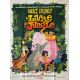 LE LIVRE DE LA JUNGLE Affiche de film 1ere sortie. - 120x160 cm. - 1967 - Walt Disney, Louis Prima