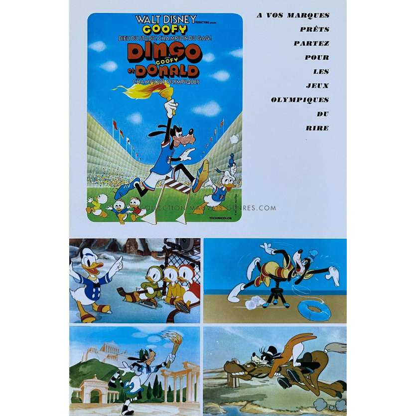 SUPERSTAR GOOFY French Herald/Trade Ad 2p - 7x9 in. - 1972/R1970 - Walt Disney, Jack Hannah