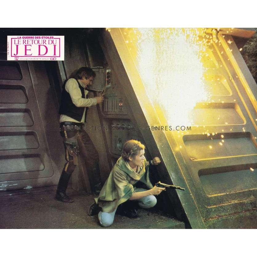 STAR WARS - LE RETOUR DU JEDI Photo de film N08 - 22x28 cm. - 1983 - Richard Marquand, Harrison Ford