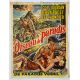 BIRD OF PARADISE Belgian Movie Poster- 14x21 in. - 1951 - Delmer Daves, Debra Paget