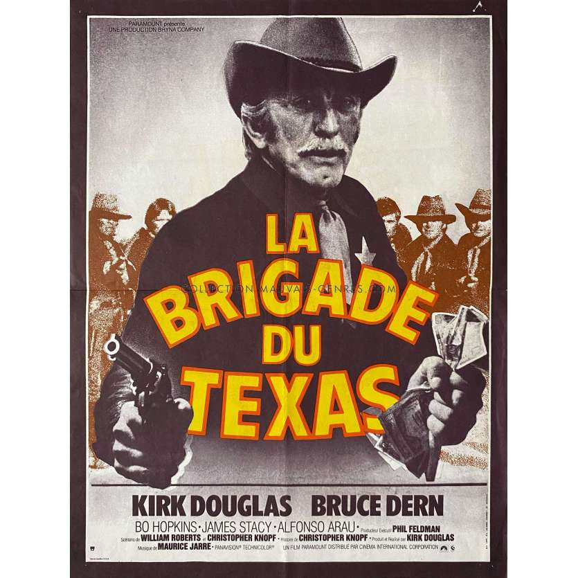POSSE French Movie Poster- 15x21 in. - 1975 - Kirk Douglas, Bruce Dern