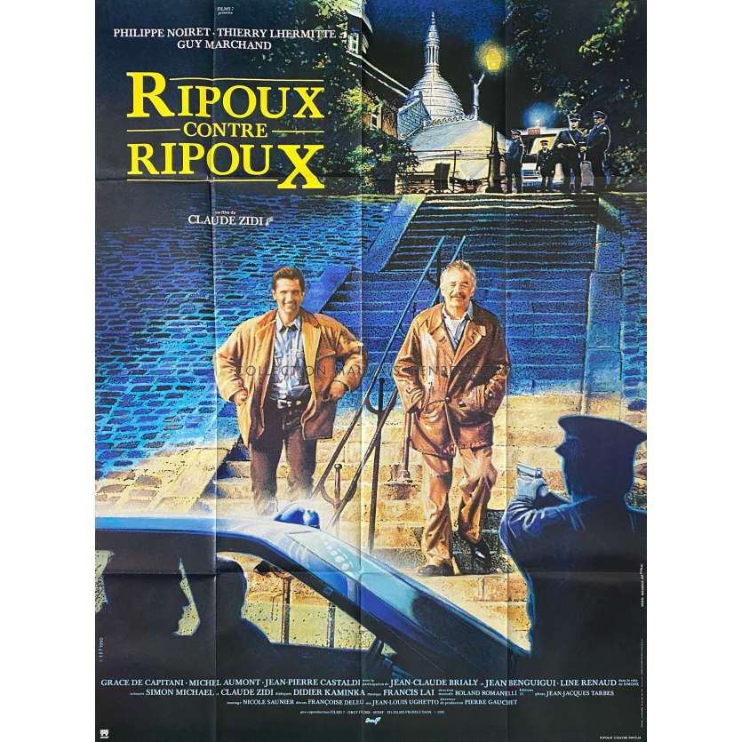 RIPOUX CONTRE RIPOUX Affiche de film- 120x160 cm. - 1990 - Claude Zidi, Philippe Noiret