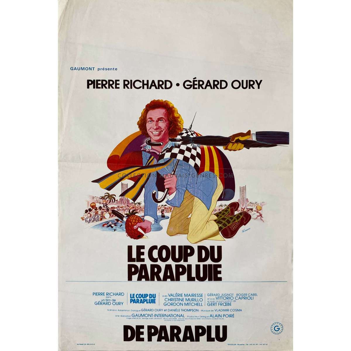 Affiche Vintage Le Corniaud (Gérard Oury) - 69x102 Cm Ou 28x43 Cm, Papier Satiné 190g/m², Impression Haute Résolution