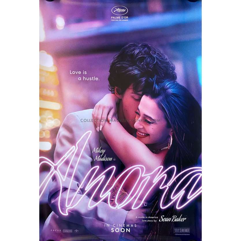 ANORA Affiche de film Advance - DS - 69x102 cm. - 2024 - Sean Baker, Mikey Madison
