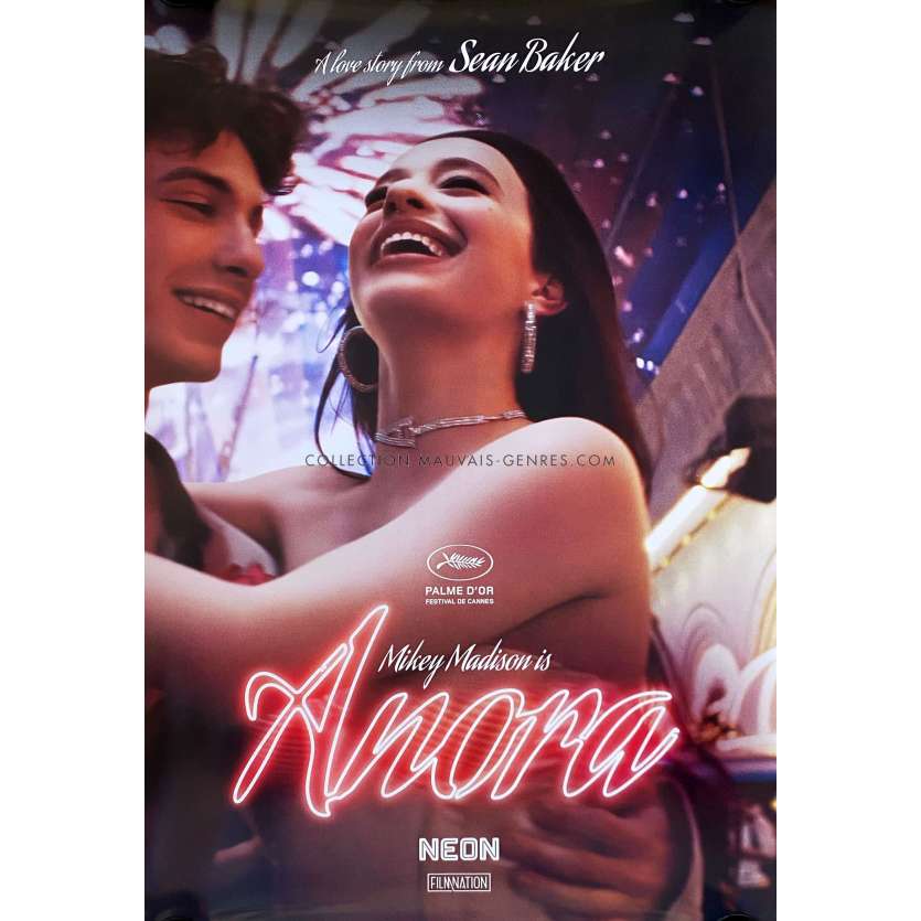 ANORA Affiche de film Teaser - DS - 69x102 cm. - 2024 - Sean Baker, Mikey Madison