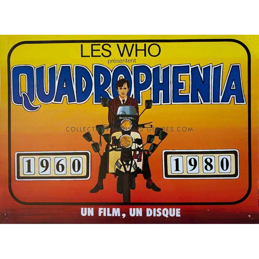 QUADROPHENIA Affiche de film Mod. Lambretta - 30x40 cm. - 1980 - Frank Roddam, The Who