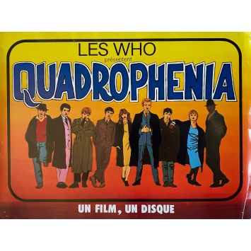 QUADROPHENIA Affiche de film Mod. Groupe - 30x40 cm. - 1980 - Frank Roddam, The Who