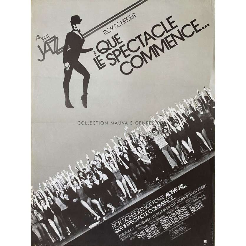 ALL THAT JAZZ - QUE LE SPECTACLE COMMENCE Affiche de film- 40x54 cm. - 1979 - Bob Fosse, Roy Sheider