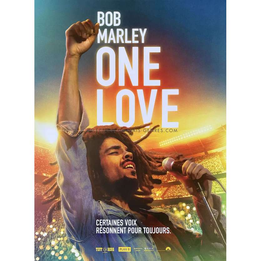 BOB MARLEY: ONE LOVE Affiche de film- 40x54 cm. - 2024 - Reinaldo Marcus Green, Kingsley Ben-Adir