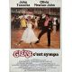 GREASE Affiche de film 1ère Sortie - 40x54 cm. - 1978 - Randal Kleiser, John Travolta