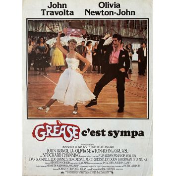 GREASE Affiche de film 1ère Sortie - 40x54 cm. - 1978 - Randal Kleiser, John Travolta
