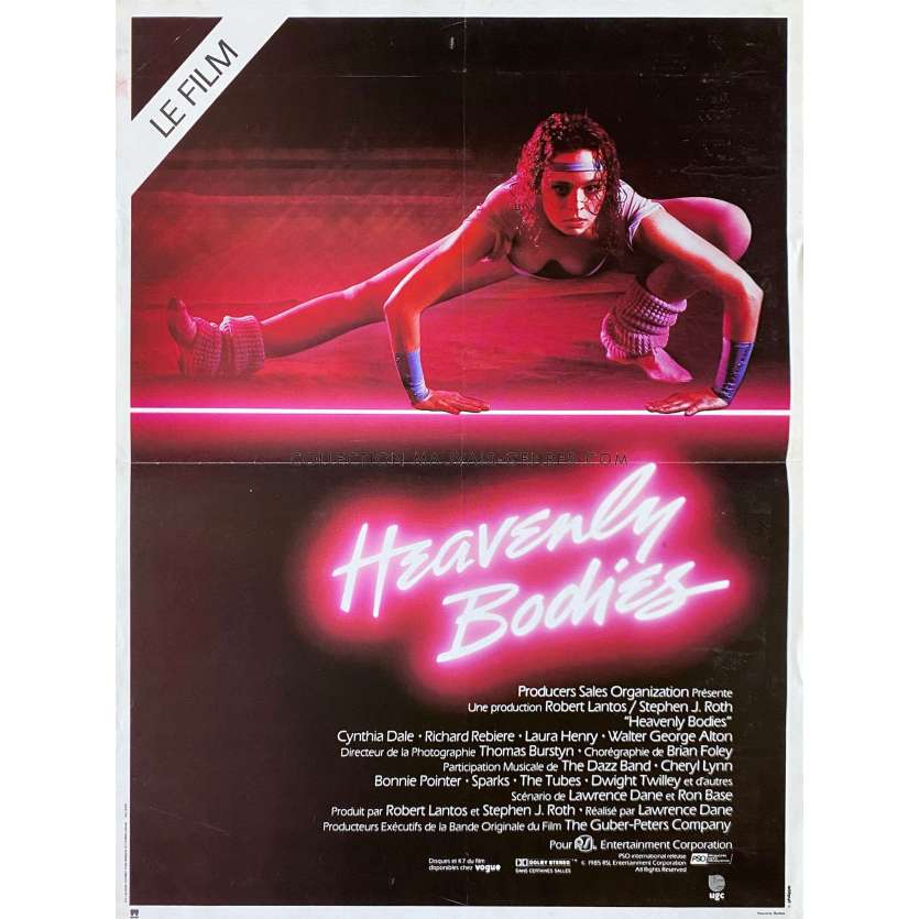 HEAVENLY BODIES Affiche de film- 40x54 cm. - 1984 - Lawrence Dane, Cynthia Dale