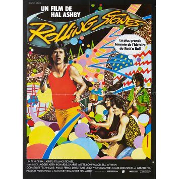 ROLLING STONES French Movie Poster- 15x21 in. - 1982 - Hal Ashby, Mick Jagger