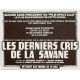 LES DERNIERS CRIS DE LA SAVANE Synopsis 2p - 24x30 cm. - 1975 - Antonio Climati, Giuseppe Rinaldi