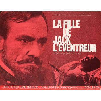 LA FILLE DE JACK L'EVENTREUR Synopsis 4p - 24x30 cm. - 1971 - Peter Sasdy, Eric Porter
