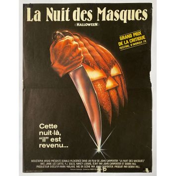 HALLOWEEN LA NUIT DES MASQUES Affiche de film- 40x54 cm. - 1978 - John Carpenter, Jamie Lee Curtis