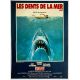 JAWS French Movie Poster- 15x21 in. - 1975 - Steven Spielberg, Roy Sheider