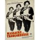 THE TEXAS CHAINSAW MASSACRE French Movie Poster- 15x21 in. - 1974/R1980 - Tobe Hooper, Marilyn Burns