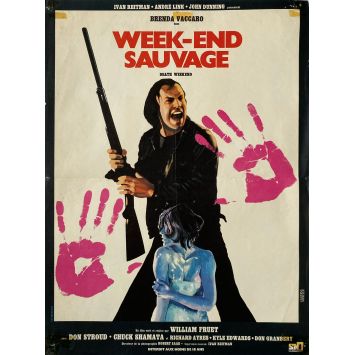 WEEK-END SAUVAGE Affiche de film- 40x54 cm. - 1976 - William Fuet, Brenda Vaccaro