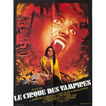 LE CIRQUE DES VAMPIRES Affiche de film- 60x80 cm. - 1972 - Robert Young, Adrienne Cori
